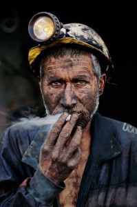 coal miner smoking